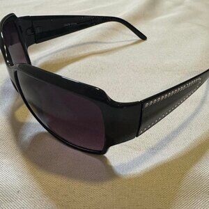 Black & silver rhinestone sunglasses